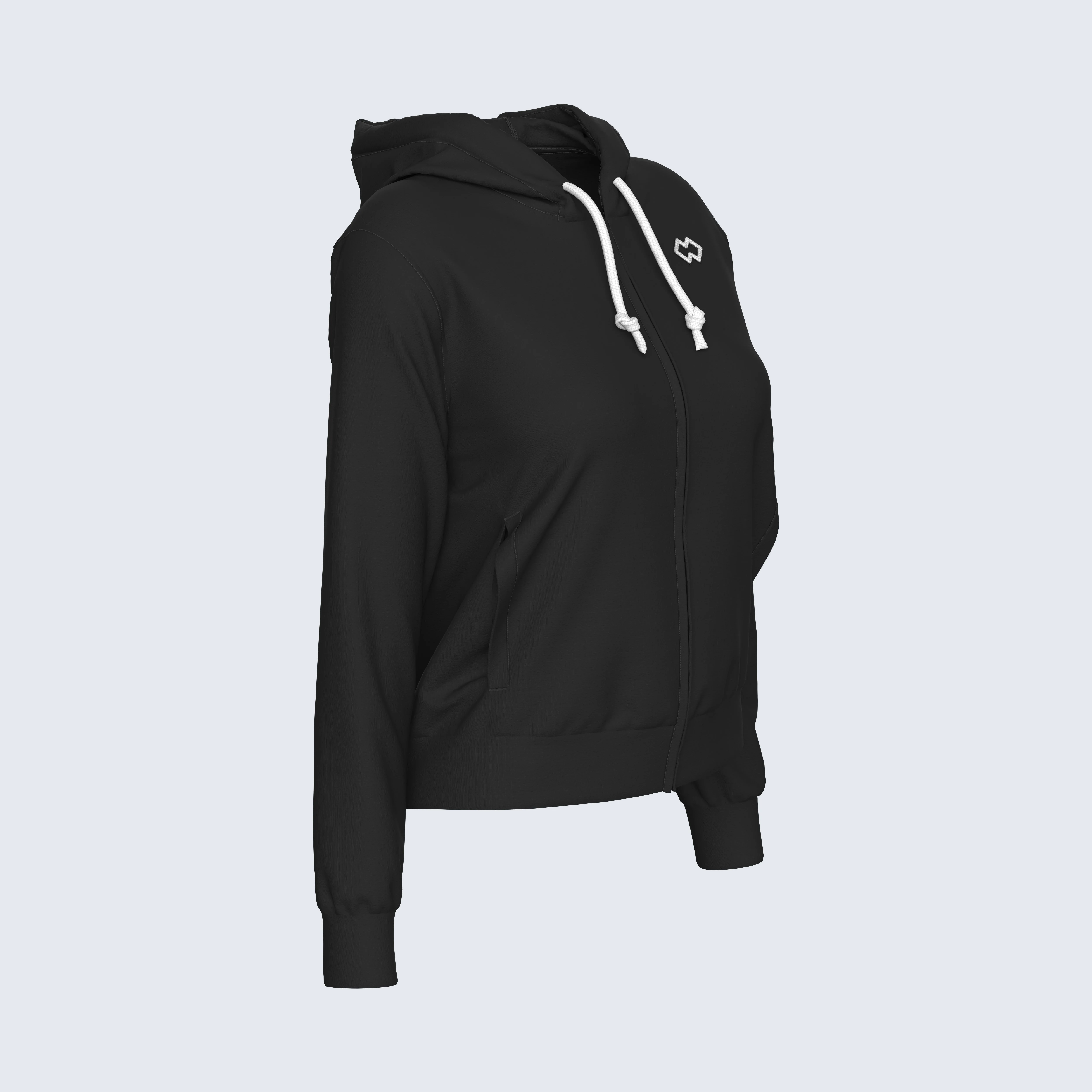 ESSENTIAL SS26 HOODY ZIP 010 WOMAN JR - Image 5