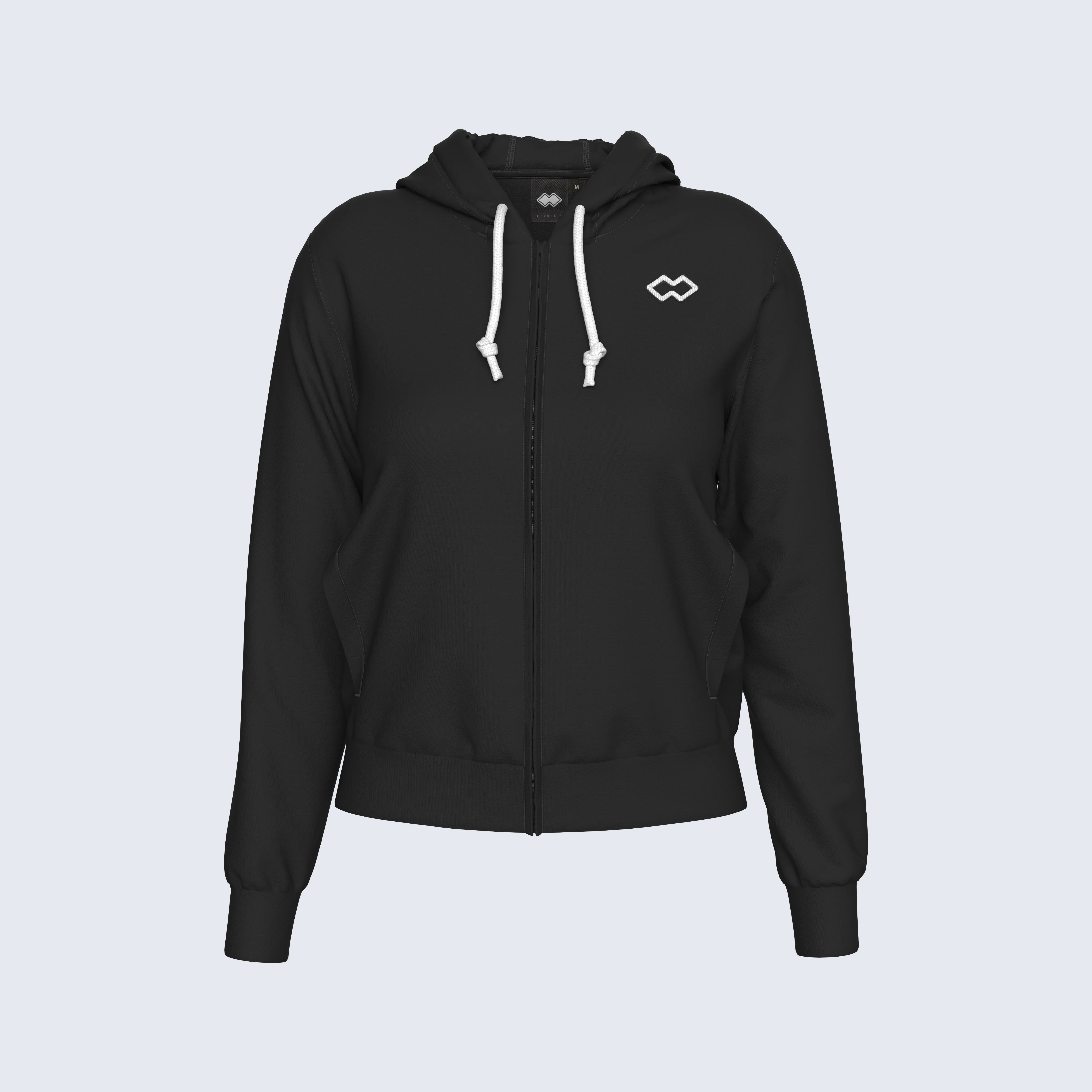ESSENTIAL SS26 HOODY ZIP 010 WOMAN JR - Image 6